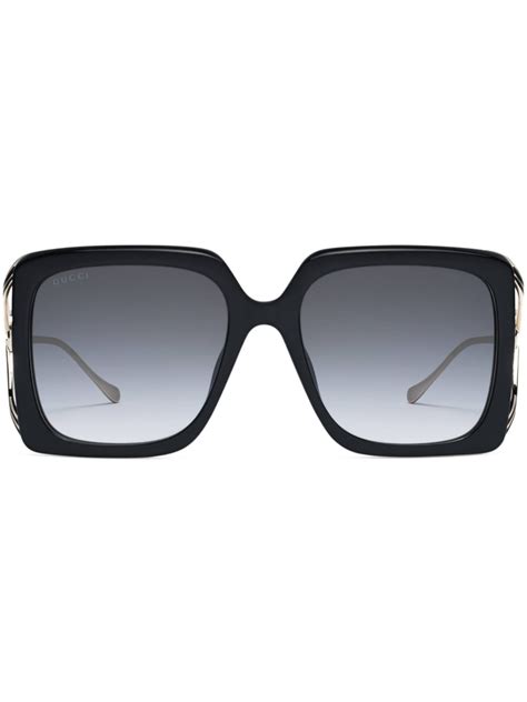 gucci oversized frame sunglasses|Gucci oversize rectangular sunglasses.